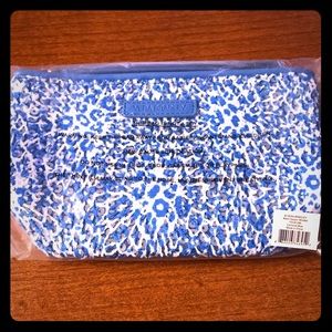 Vera Bradley Mesh Sequin Wristlet in Camocat Blue